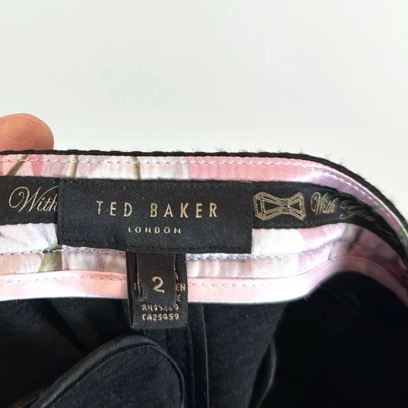 Ted Baker London Nadeat Pants in Black, Size 2 - Picture 11 of 12